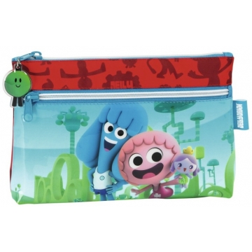 Safta Penar mare cu doua fermoare colectia Jelly Jamm
