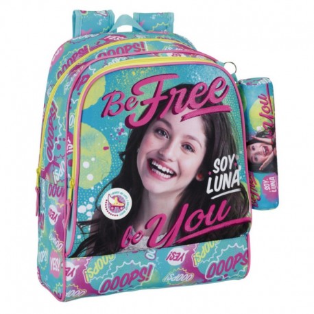 Ghiozdan si penar simplu Soy Luna Be Free 33x42x14