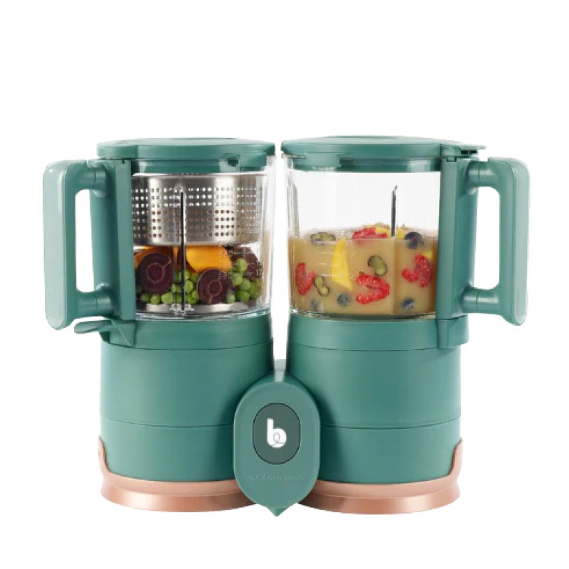 Babymoov - Robot multifunctional Nutribaby 4 in 1 din sticla si otel inoxidabil Babymoov - Robot multifunctional Nutribaby 4 in 1 din sticla si otel inoxidabil