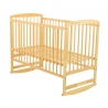 BabyNeeds Patut din lemn Ola 120X60 cm Natur