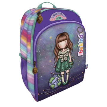 Santoro Rucsac mare Gorjuss Be Kind To Our Planet