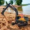 Dickie Toys Excavator  Volvo Mining Excavator 60 cm cu telecomanda, lumini si sunete gri