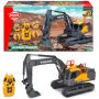 Dickie Toys Excavator  Volvo Mining Excavator 60 cm cu telecomanda, lumini si sunete gri