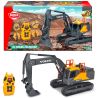 Dickie Toys Excavator  Volvo Mining Excavator 60 cm cu telecomanda, lumini si sunete gri