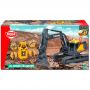 Dickie Toys Excavator  Volvo Mining Excavator 60 cm cu telecomanda, lumini si sunete gri