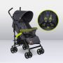 Lionelo - Carucior sport Elia, Cu husa de picioare, Cu plasa de tantari, Conform cu standardul european de securitate EN1888-1, 