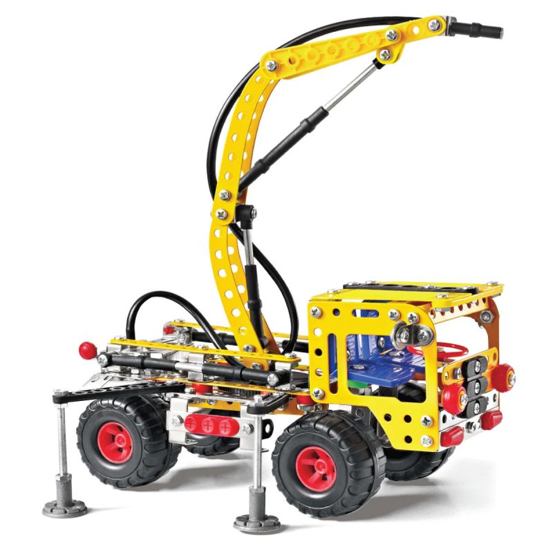 Kit STEM Camion cu pompa pentru turnat ciment, nivel avansat Kit STEM Camion cu pompa pentru turnat ciment, nivel avansat