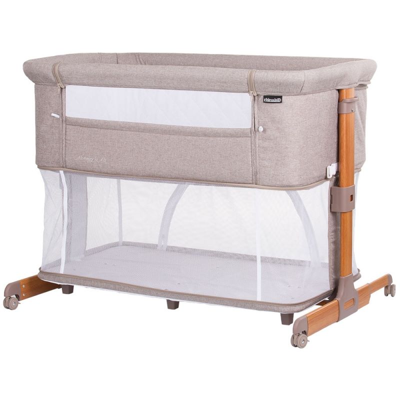 Chipolino Patut Co-Sleeper si Tarc  Mommy 'n Me beige wood