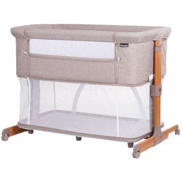 Chipolino Patut Co-Sleeper si Tarc Mommy 'n Me beige wood