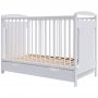 Hubners Patut copii din lemn  Karly 120x60 alb cu sertar