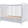 Hubners Patut copii din lemn  Karly 120x60 alb cu sertar
