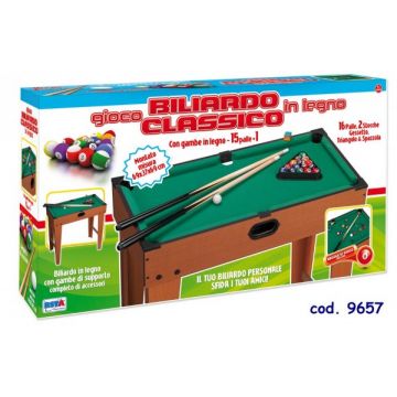 RS Toys Masa biliard pentru copii 69 cm din lemn cu picioare