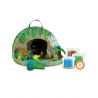 Ses Creative Set creativ - Lumea dinozaurilor din plastilina (geanta tematica)