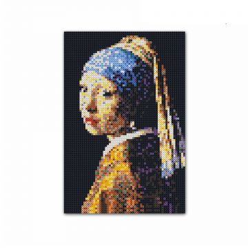 Ses Creative Set margele de calcat Beedz Art - Fata cu un cercel de perla
