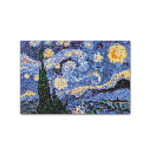 Ses Creative Set margele de calcat Beedz Art - Noapte instelata de Van Gogh