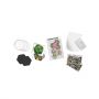 Ses Creative Set margele de calcat Beedz Art - Botanica cu placi hexagonale