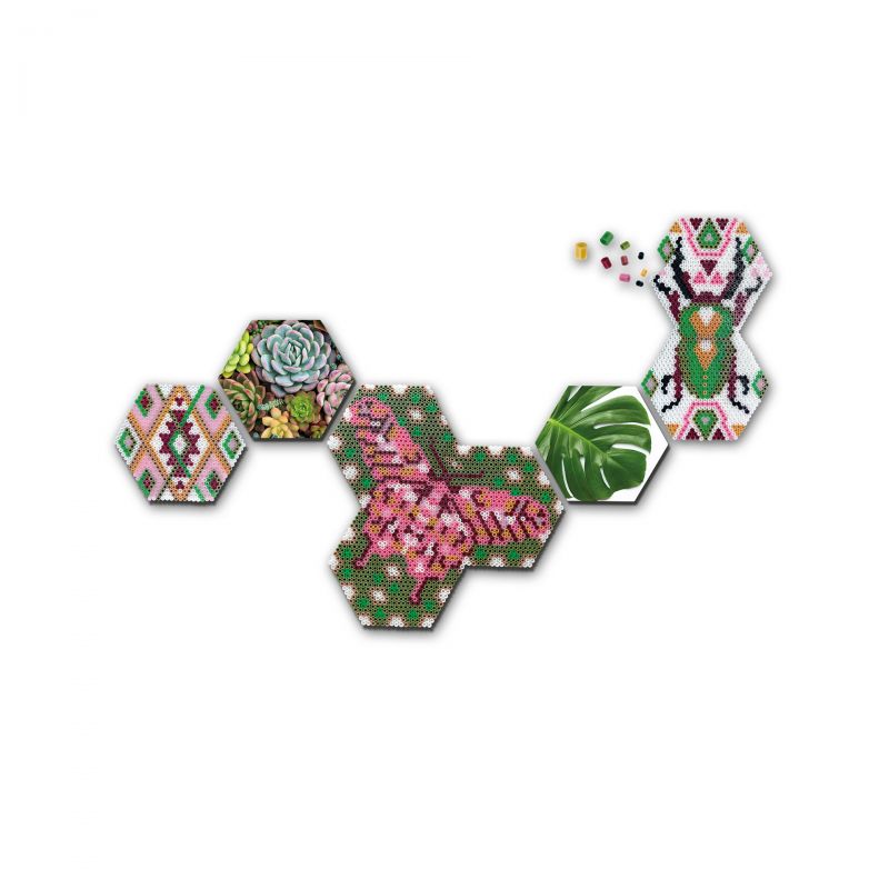 Ses Creative Set margele de calcat Beedz Art - Botanica cu placi hexagonale Ses Creative Set margele de calcat Beedz Art - Botanica cu placi hexagonale