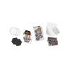 Ses Creative Set margele de calcat Beedz Art - Cai cu placi hexagonale