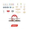 Hape Jucarie din lemn - Set Gara Centrala (45 piese)