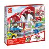 Hape Jucarie din lemn - Set Gara Centrala (45 piese)