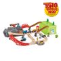 Hape Jucarie din lemn - Set tren constructii (50 piese)