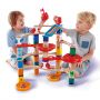 Hape Jucarie copii Quadrilla - circuit cu bile - Super spirala (129 piese)