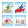 Hape Jucarie copii Quadrilla - circuit cu bile - Super spirala (129 piese)