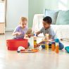 Hape Jucarie copii Quadrilla - circuit cu bile - Set cu galeti (90 piese)