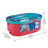 Hape Jucarie copii Quadrilla - circuit cu bile - Set cu galeti (90 piese)