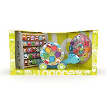 Hape Jucarie din lemn - Set 3 jucarii J'adore verde