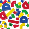 Hubelino Set de jucarie - tobogane pentru Marble Run  (128 piese)
