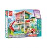 Hape Jucarie - Casuta de papusi cu mobila (8 camere si 9 efecte muzicale)