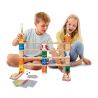 Hape Jucarie copii Quadrilla - circuit cu bile - Set de codare de baza (125 piese) (125 piese)