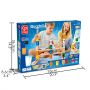 Hape Jucarie copii Quadrilla - circuit cu bile - Set de codare de baza (125 piese) (125 piese)