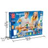 Hape Jucarie copii Quadrilla - circuit cu bile - Set de codare de baza (125 piese) (125 piese)