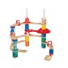 Hape Jucarie copii Quadrilla - circuit cu bile - Set de codare avansat (159 piese)