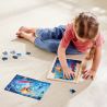 Hape Puzzle din lemn 2 in 1 - Salvarea Oceanului (50 piese), cu fata dubla si activitate colorare