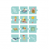 Hape Puzzle pentru copii Prietenii Oceanului (3 in 1) si joc storytelling