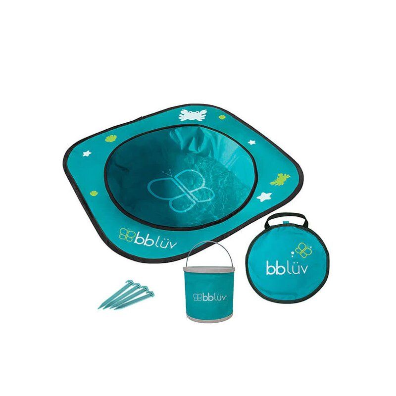 Piscina copii, Bbluv, Arena, Usoara si pliabila, Include o galeata si geanta de transport, Sistem pop-up, 75x20 cm, Blue Piscina copii, Bbluv, Arena, Usoara si pliabila, Include o galeata si geanta de transport, Sistem pop-up, 75x20 cm, Blue