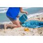 Piscina copii, Bbluv, Arena, Usoara si pliabila, Include o galeata si geanta de transport, Sistem pop-up, 75x20 cm, Blue