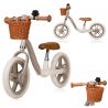 Bicicleta fara pedale, Lionelo, Alex Plus, Usoara, Cu ghidon si sa reglabile, Include cos depozitare si sonerie, Din otel, Cu ro