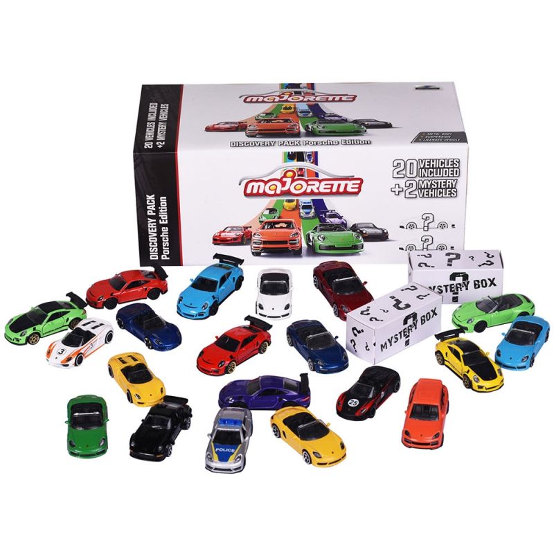 Majorette Set masinute  Porsche Discovery cu 22 masinute