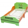 Style pat cu cadru din lemn green crayon