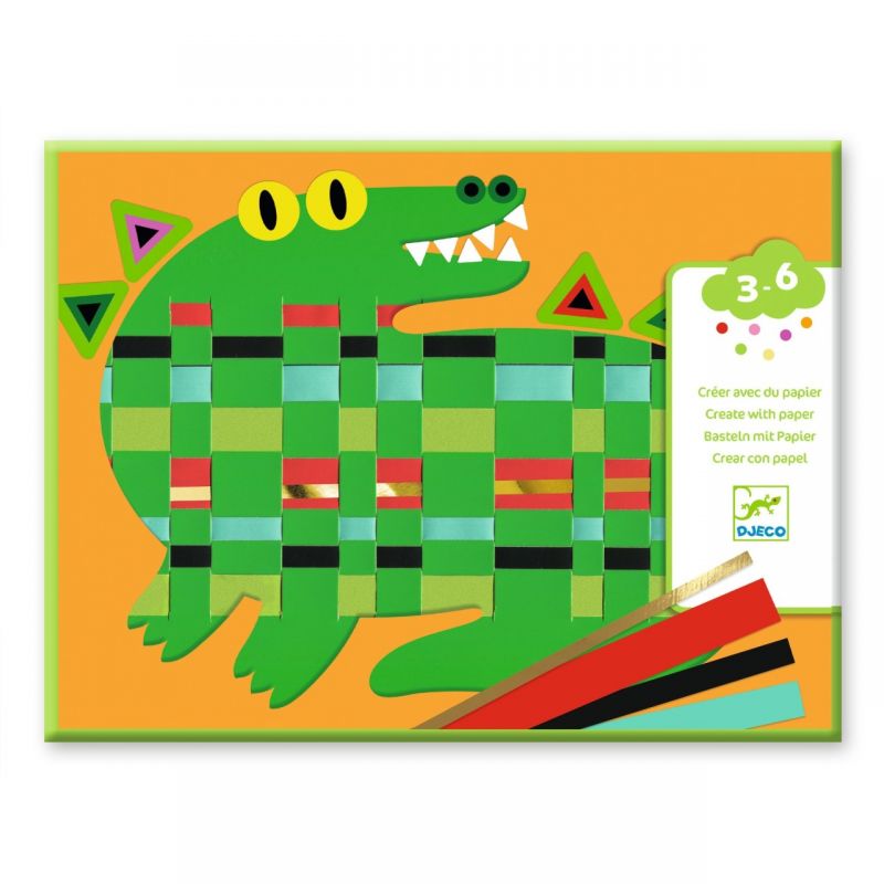 Joc creativ de tesut animalute, Djeco Joc creativ de tesut animalute, Djeco