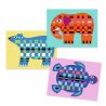 Joc creativ de tesut animalute, Djeco