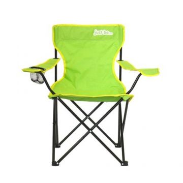 Boppi Scaun pentru camping, verde deschis galben