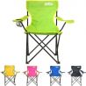 boppi Scaun pentru camping, verde deschis galben