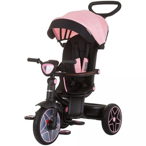 Chipolino Tricicleta cu copertina si sezut reversibil  Derby flamingo