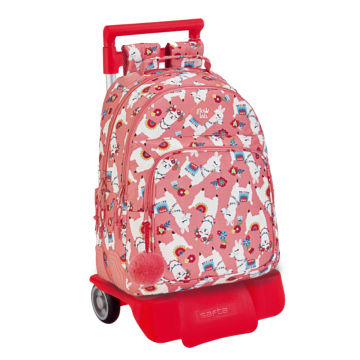 Safta Troler scoala Lama Glowlab 42 cm