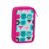 Safta Penar dublu echipat 28 piese Animale turquoise